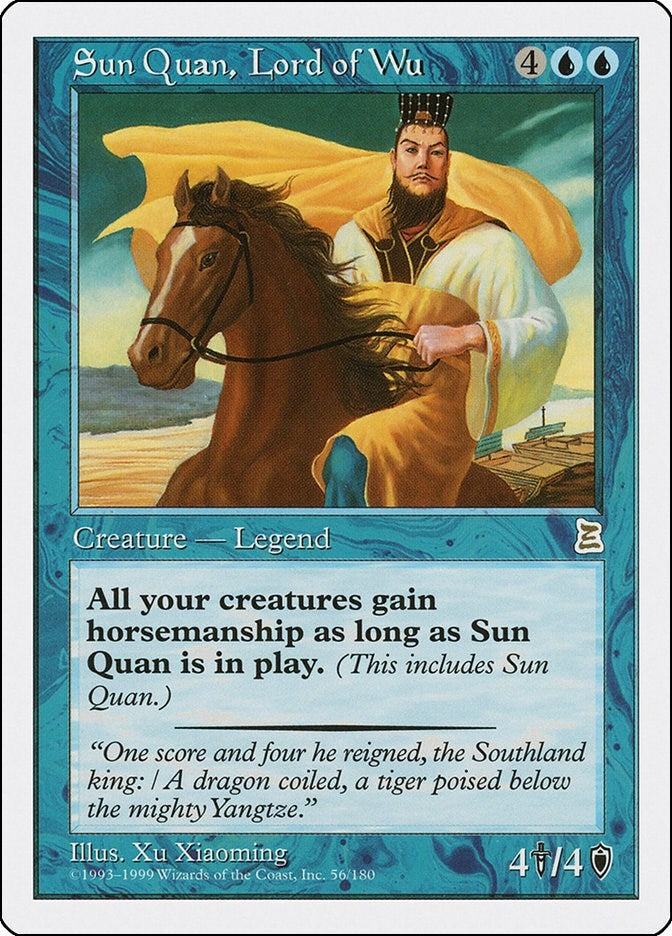 Image for Sun Quan, Lord of Wu (56) (PTK) - Magic: The Gathering