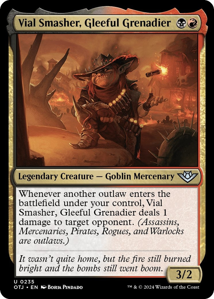 Image for Vial Smasher, Gleeful Grenadier (235) (OTJ) - Magic: The Gathering