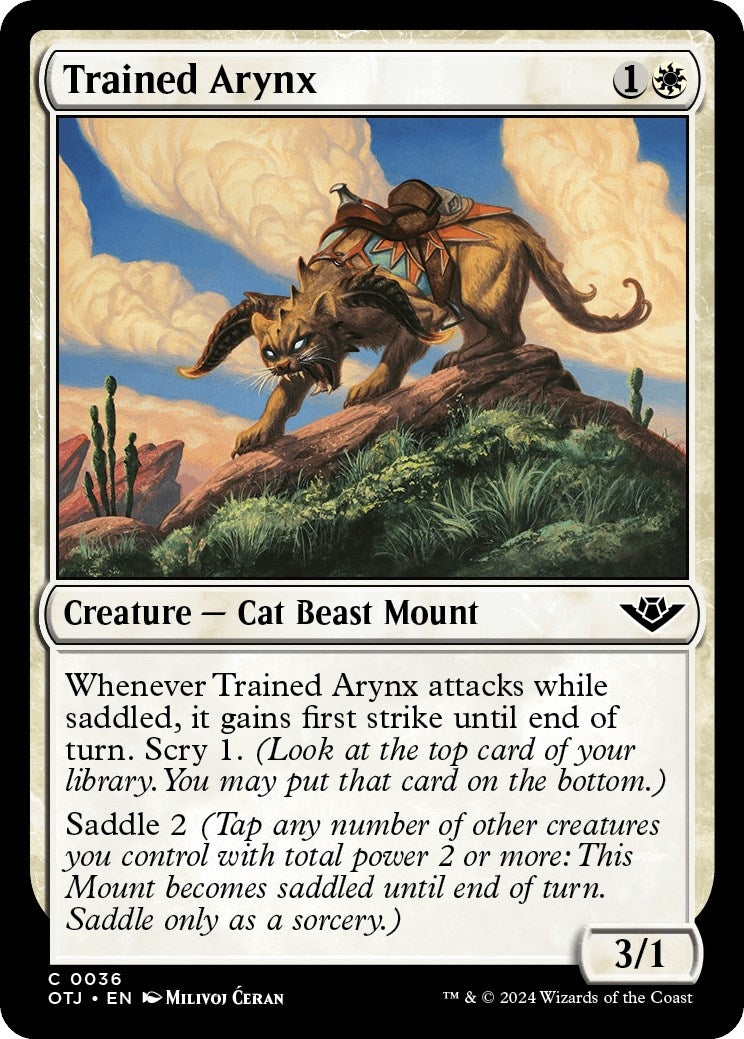 Image for Trained Arynx (36) (OTJ) - Magic: The Gathering