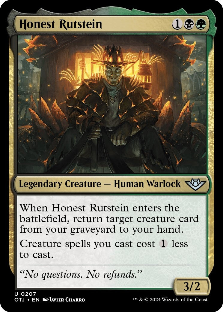 Image for Honest Rutstein (207) (OTJ) - Magic: The Gathering