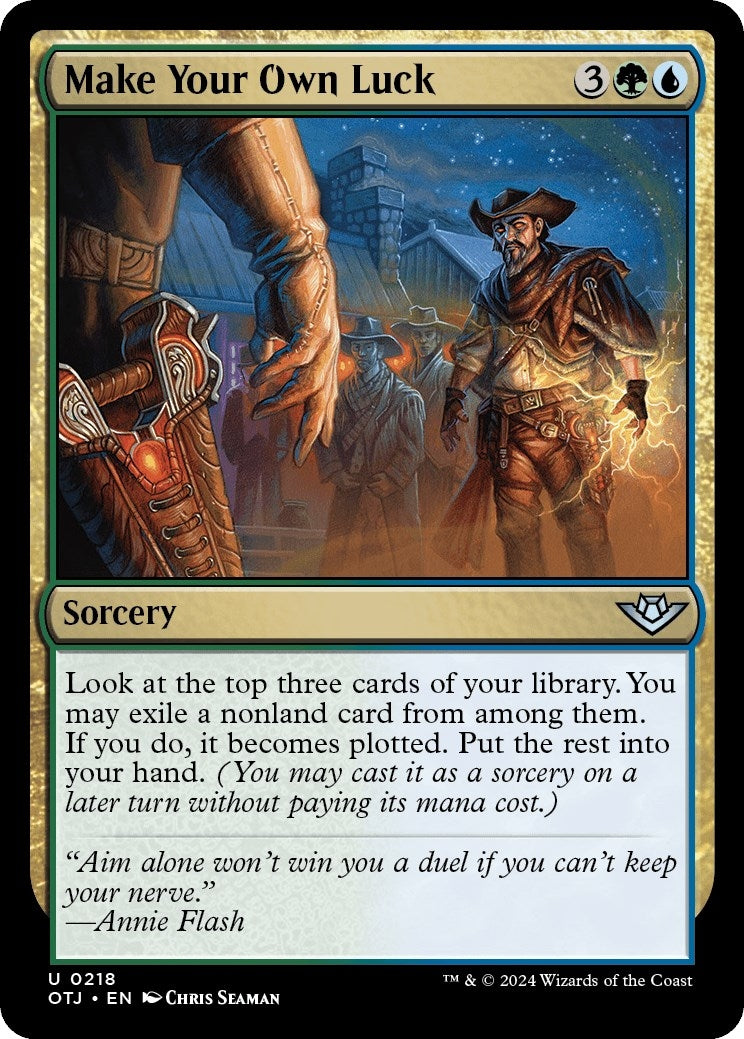 Image for Make Your Own Luck (218) (OTJ) - Magic: The Gathering