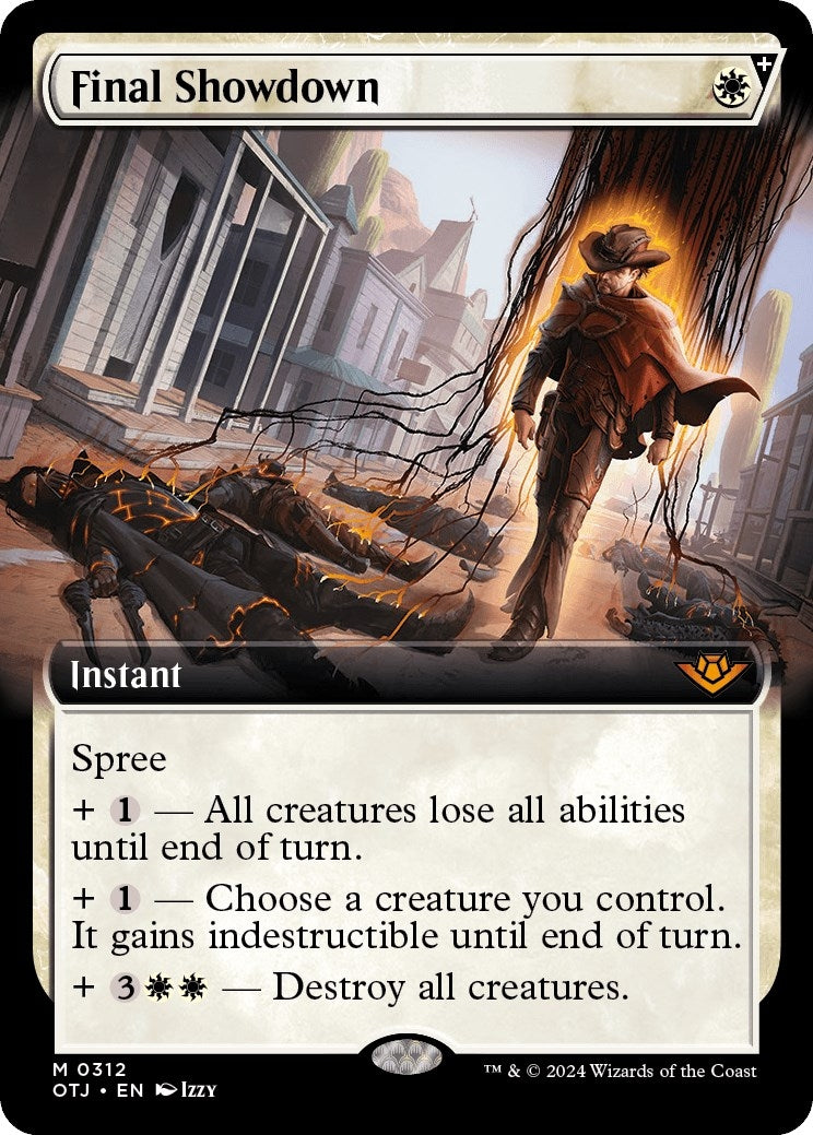 Image for Final Showdown (Extended Art) (312) (OTJ) - Magic: The Gathering