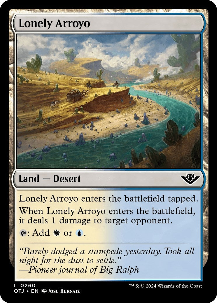 Image for Lonely Arroyo (260) (OTJ) - Magic: The Gathering