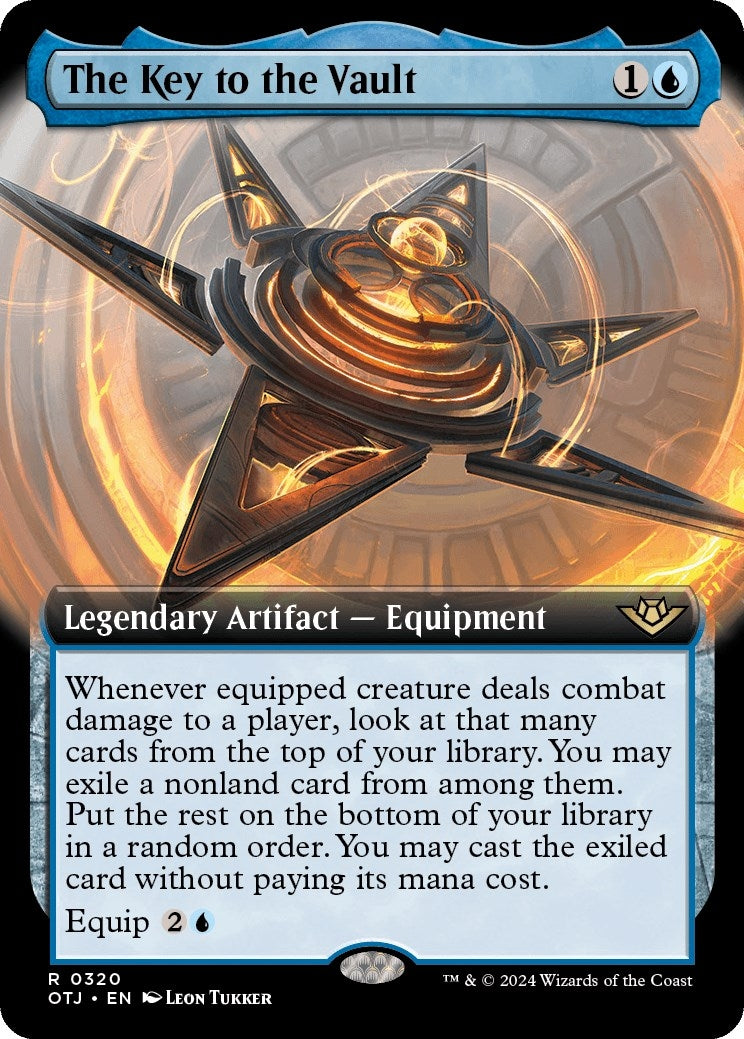 Image for The Key to the Vault (Extended Art) (320) (OTJ) - Magic: The Gathering
