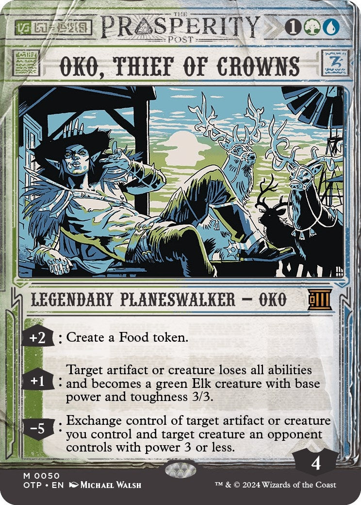 Image for Oko, Thief of Crowns (50) (OTP) - Magic: The Gathering