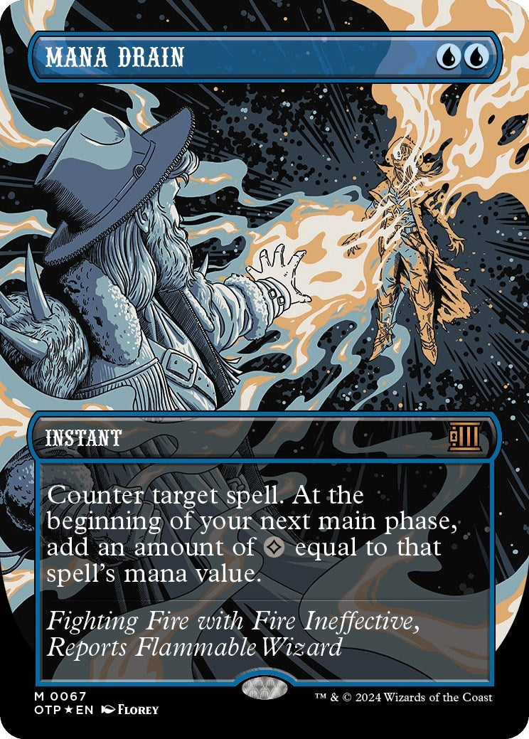 Image for Mana Drain (Textured Foil) (67) (OTP) - Magic: The Gathering