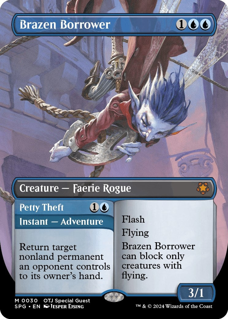 Image for Brazen Borrower (Borderless) (30) (SPG) - Magic: The Gathering