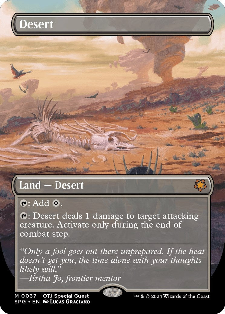 Image for Desert (Borderless) (37) (SPG) - Magic: The Gathering