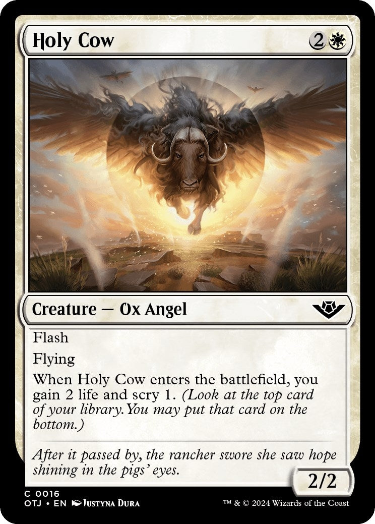 Image for Holy Cow (16) (OTJ) - Magic: The Gathering