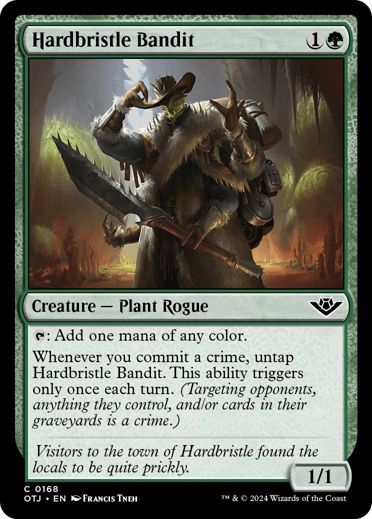 Image for Hardbristle Bandit (168) (OTJ) - Magic: The Gathering
