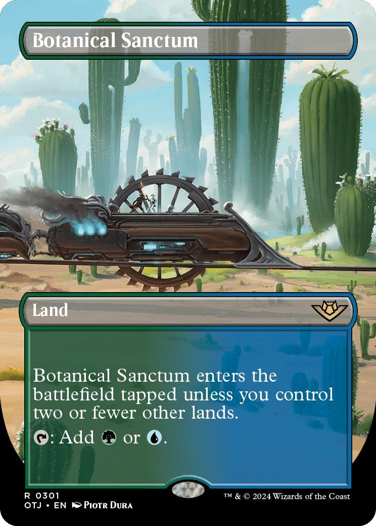 Image for Botanical Sanctum (Borderless) (301) (OTJ) - Magic: The Gathering