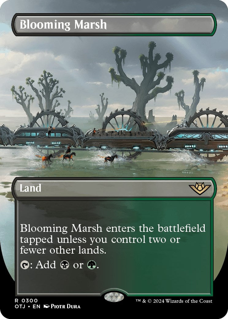 Image for Blooming Marsh (Borderless) (300) (OTJ) - Magic: The Gathering