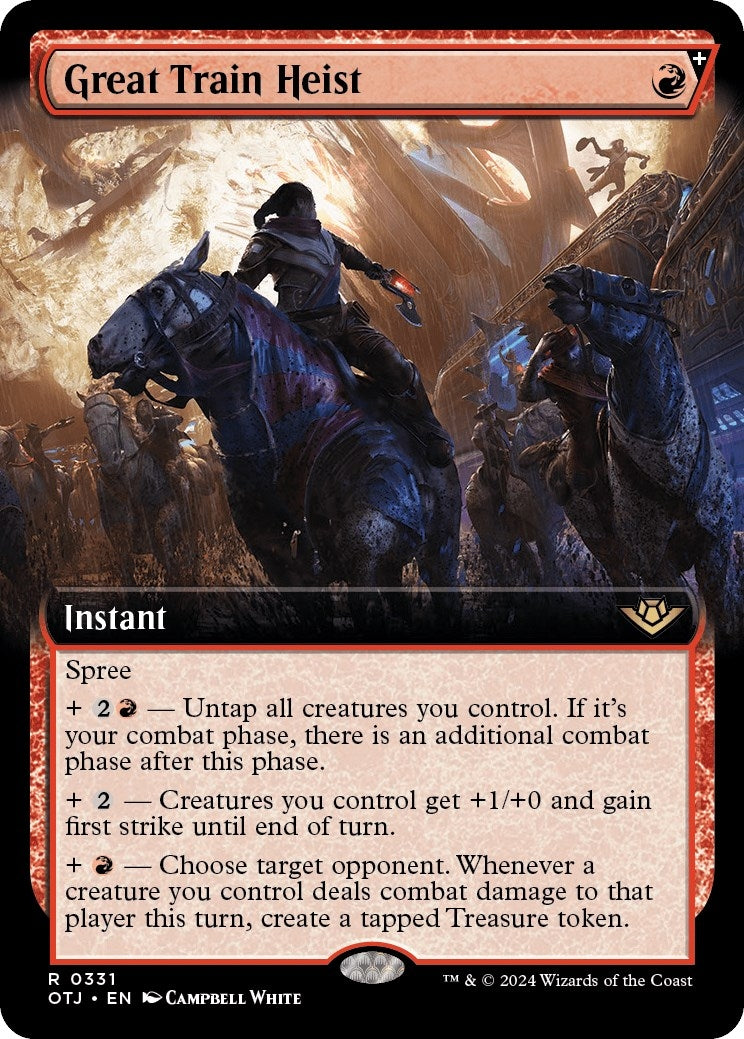 Image for Great Train Heist (Extended Art) (331) (OTJ) - Magic: The Gathering