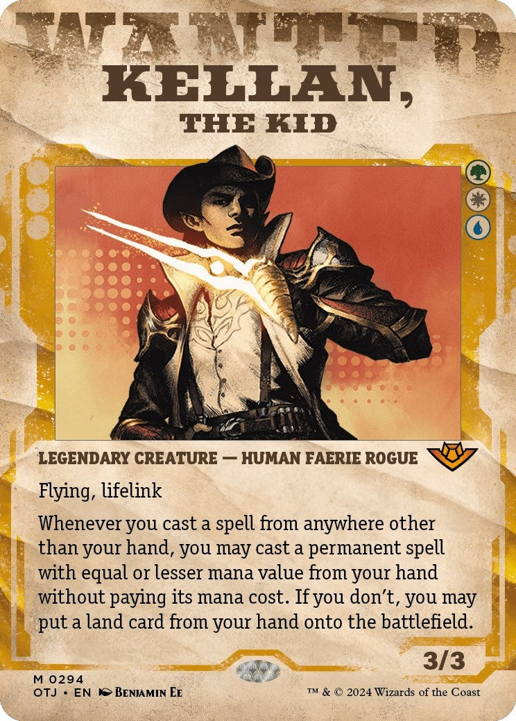 Image for Kellan, the Kid (Showcase) (294) (OTJ) - Magic: The Gathering