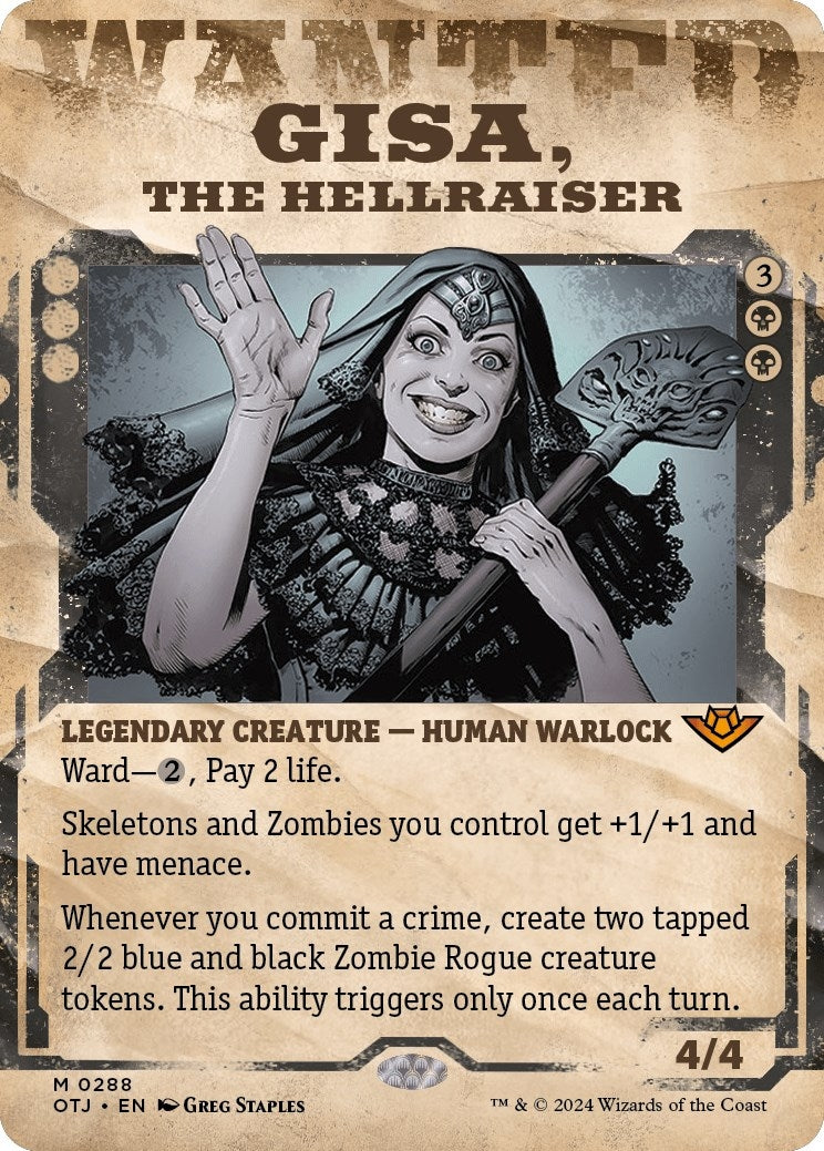 Image for Gisa, the Hellraiser (Showcase) (288) (OTJ) - Magic: The Gathering