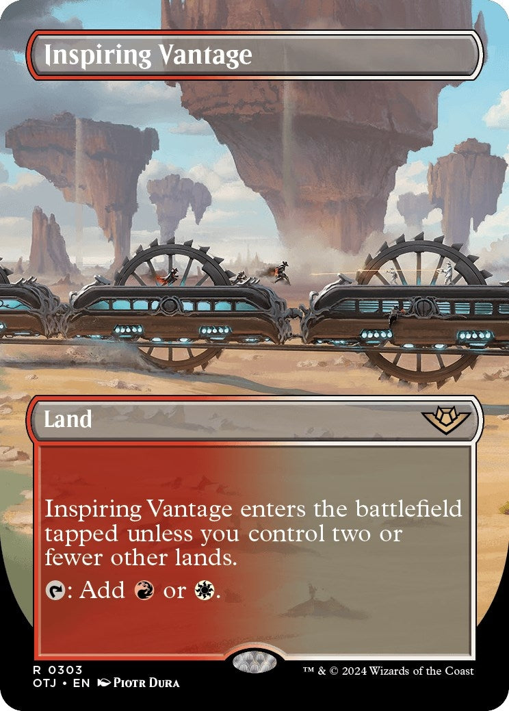 Image for Inspiring Vantage (Borderless) (303) (OTJ) - Magic: The Gathering