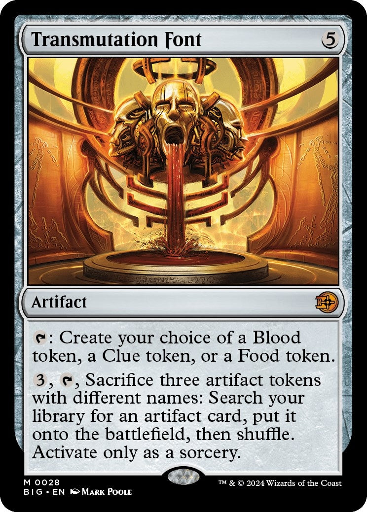 Image for Transmutation Font (28) (BIG) - Magic: The Gathering