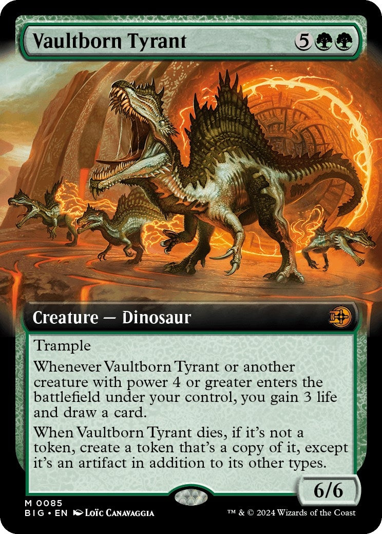 Image for Vaultborn Tyrant (Extended Art) (85) (BIG) - Magic: The Gathering