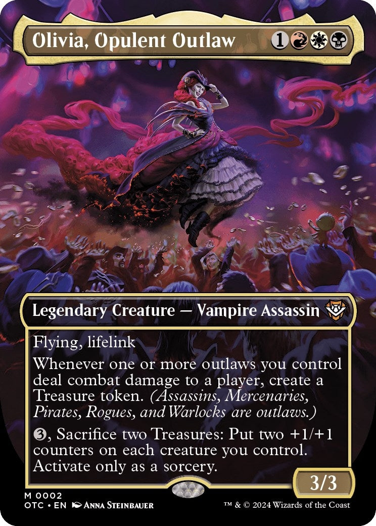 Image for Olivia, Opulent Outlaw (Borderless) (2) (OTC) - Magic: The Gathering
