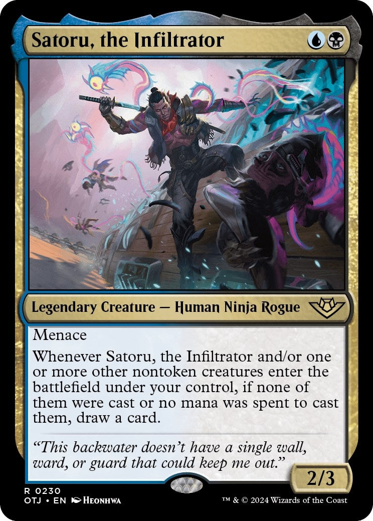 Image for Satoru, the Infiltrator (230) (OTJ) - Magic: The Gathering