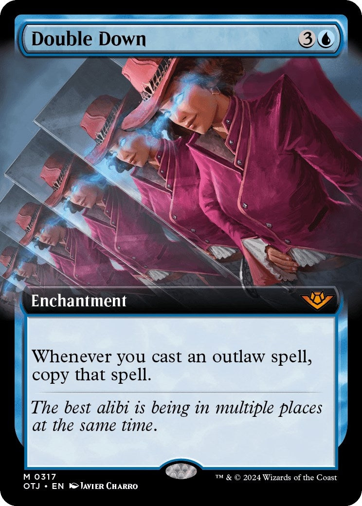 Image for Double Down (Extended Art) (317) (OTJ) - Magic: The Gathering