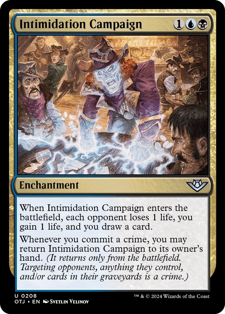 Image for Intimidation Campaign (208) (OTJ) - Magic: The Gathering