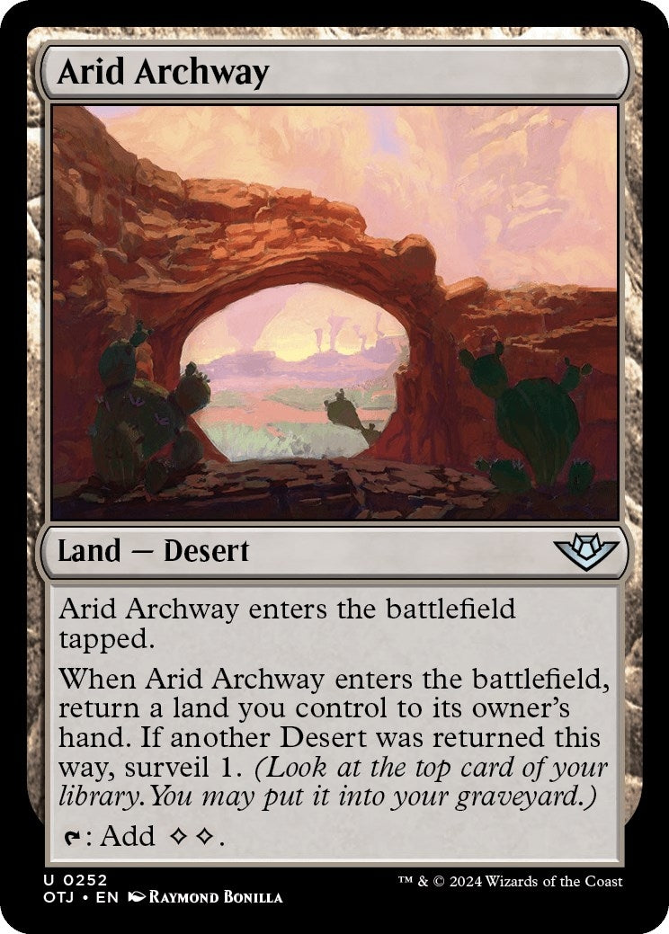 Image for Arid Archway (252) (OTJ) - Magic: The Gathering