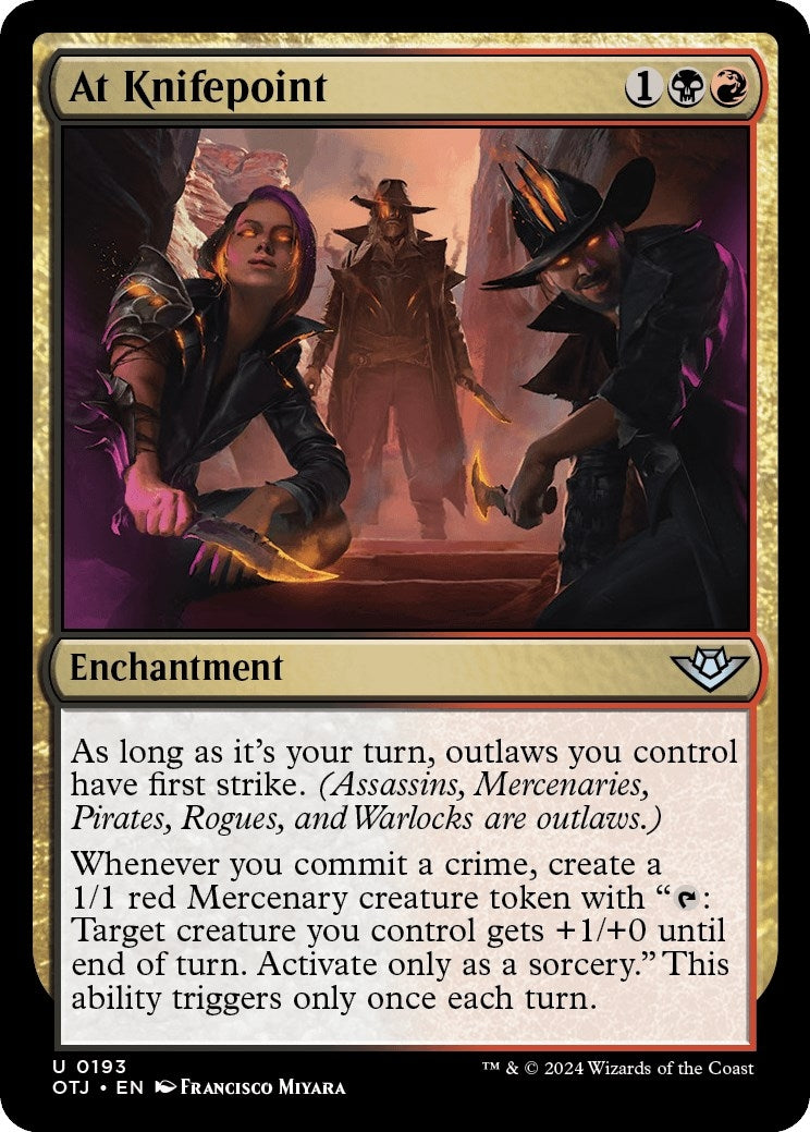 Image for At Knifepoint (193) (OTJ) - Magic: The Gathering