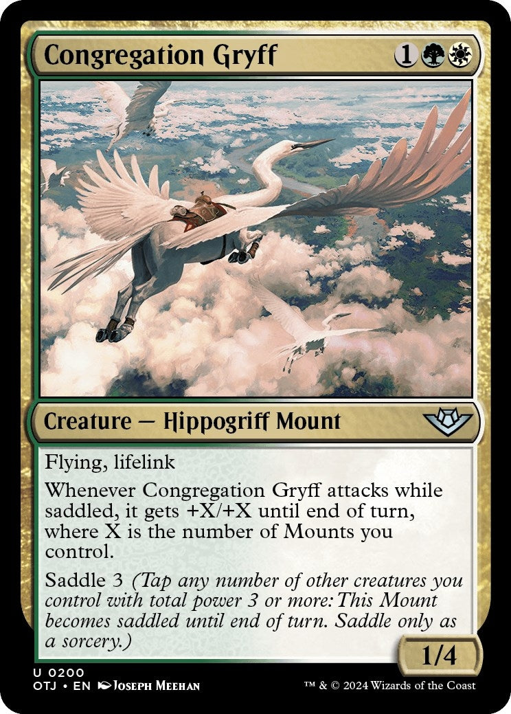 Image for Congregation Gryff (200) (OTJ) - Magic: The Gathering