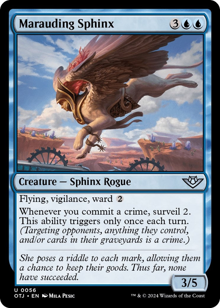 Image for Marauding Sphinx (56) (OTJ) - Magic: The Gathering