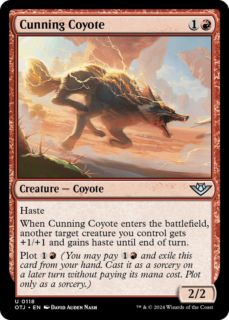 Image for Cunning Coyote (118) (OTJ) - Magic: The Gathering