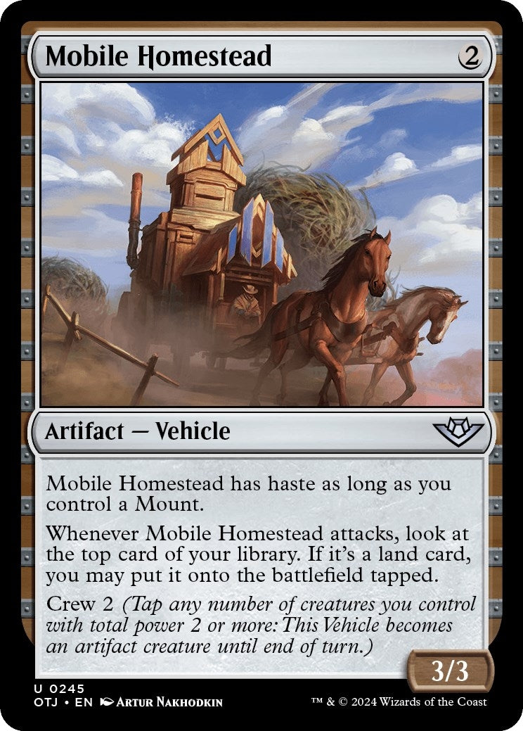 Image for Mobile Homestead (245) (OTJ) - Magic: The Gathering