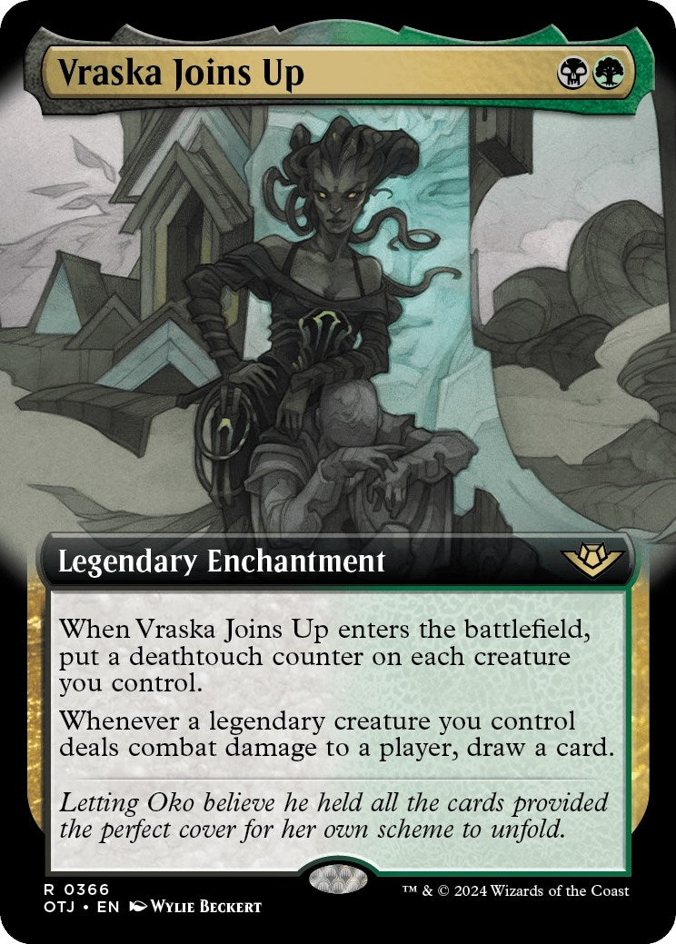 Image for Vraska Joins Up (Extended Art) (366) (OTJ) - Magic: The Gathering