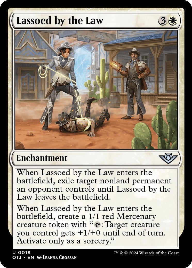 Image for Lassoed by the Law (18) (OTJ) - Magic: The Gathering