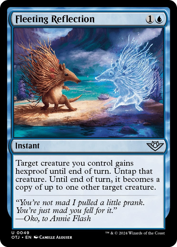 Image for Fleeting Reflection (49) (OTJ) - Magic: The Gathering