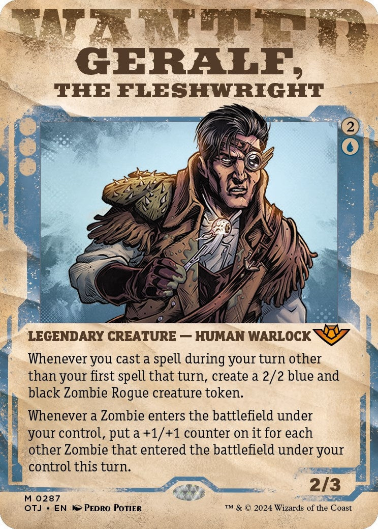 Image for Geralf, the Fleshwright (Showcase) (287) (OTJ) - Magic: The Gathering
