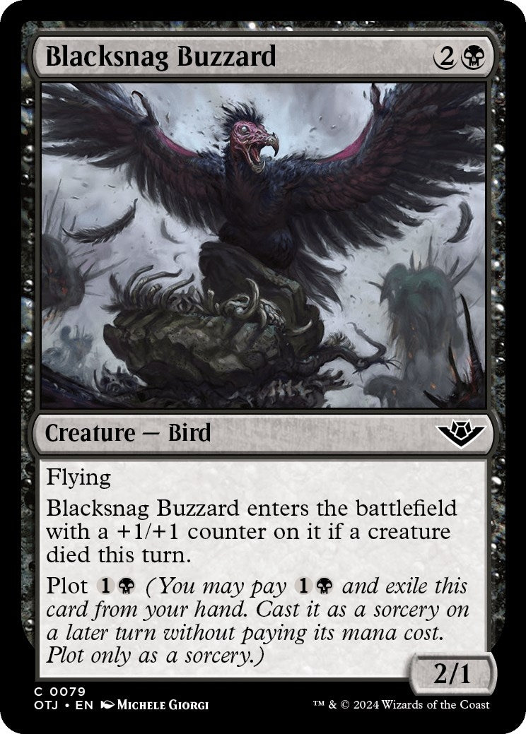 Image for Blacksnag Buzzard (79) (OTJ) - Magic: The Gathering