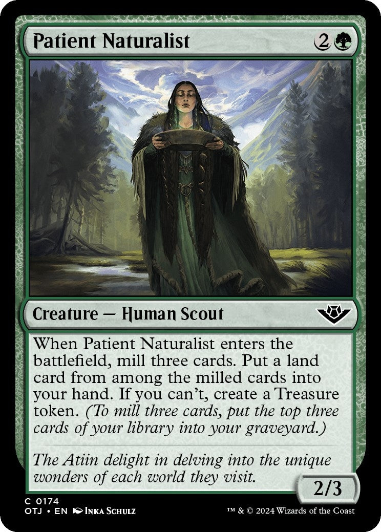 Image for Patient Naturalist (174) (OTJ) - Magic: The Gathering