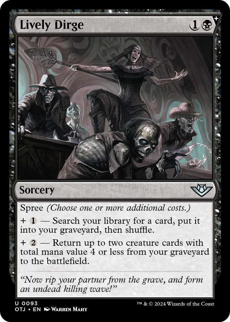 Image for Lively Dirge (93) (OTJ) - Magic: The Gathering