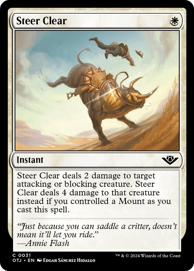 Image for Steer Clear (31) (OTJ) - Magic: The Gathering