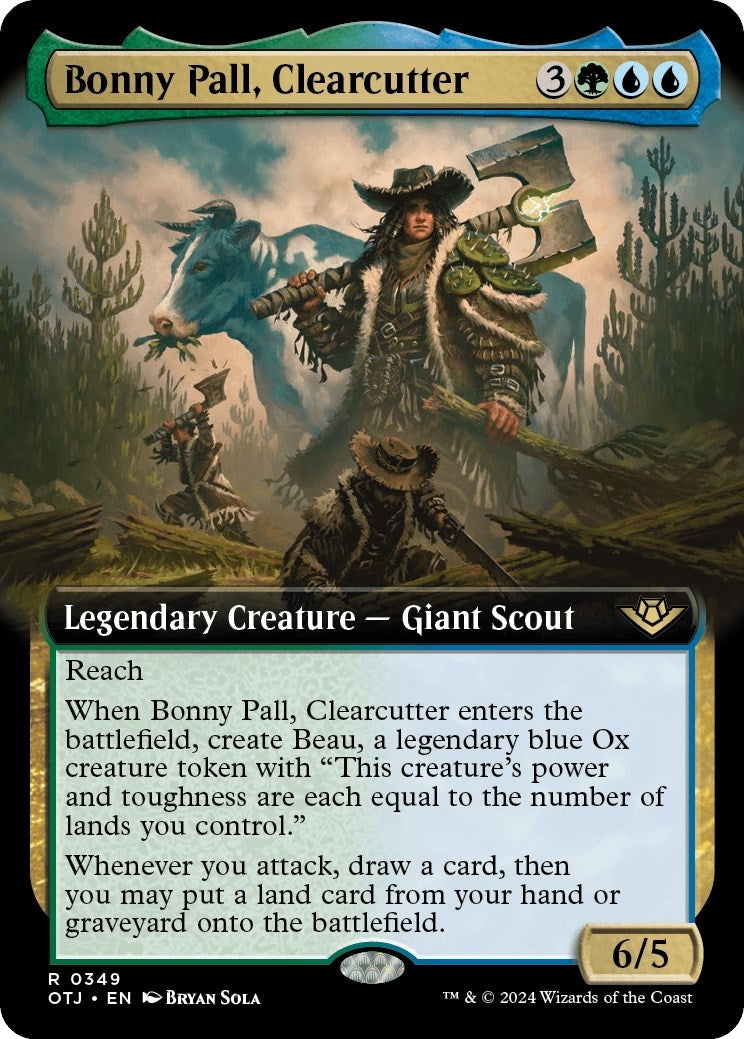 Image for Bonny Pall, Clearcutter (Extended Art) (349) (OTJ) - Magic: The Gathering