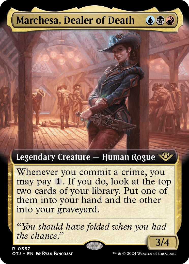 Image for Marchesa, Dealer of Death (Extended Art) (357) (OTJ) - Magic: The Gathering
