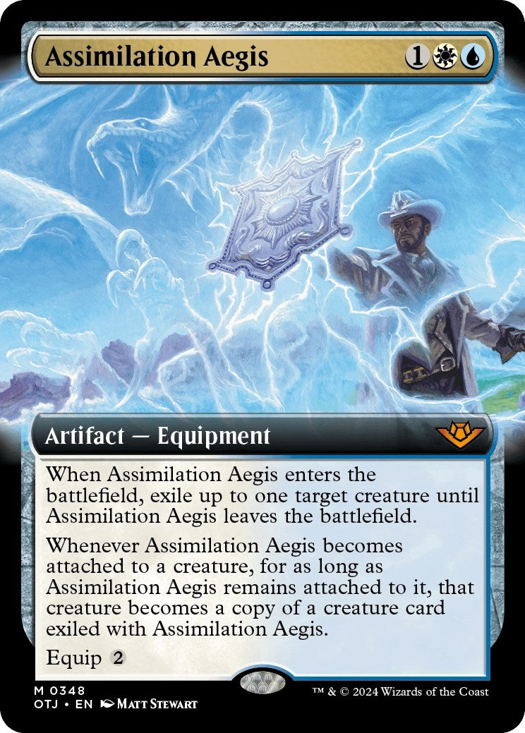 Image for Assimilation Aegis (Extended Art) (348) (OTJ) - Magic: The Gathering
