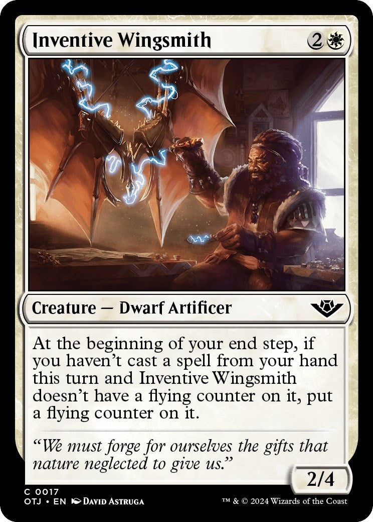 Image for Inventive Wingsmith (17) (OTJ) - Magic: The Gathering