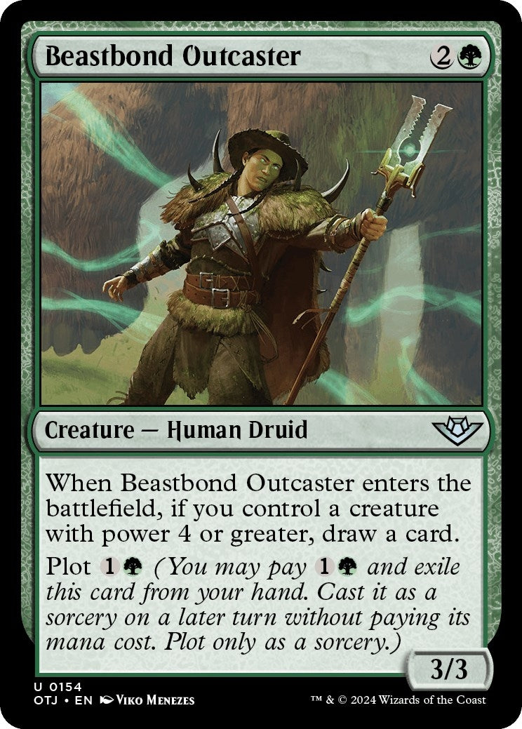Image for Beastbond Outcaster (154) (OTJ) - Magic: The Gathering