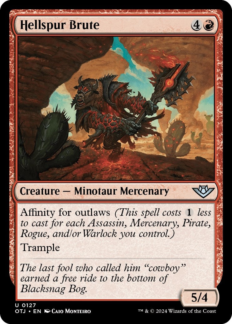 Image for Hellspur Brute (127) (OTJ) - Magic: The Gathering