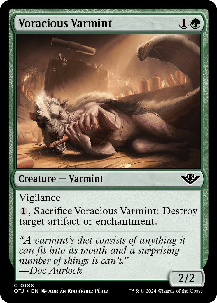 Image for Voracious Varmint (188) (OTJ) - Magic: The Gathering