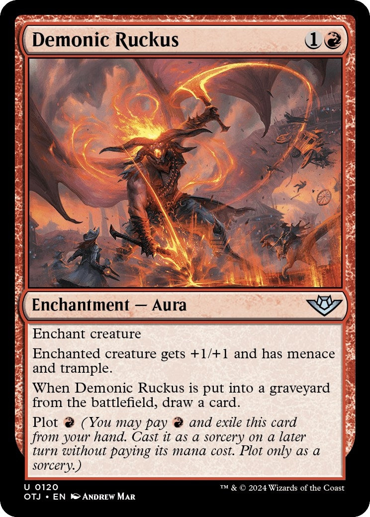 Image for Demonic Ruckus (120) (OTJ) - Magic: The Gathering