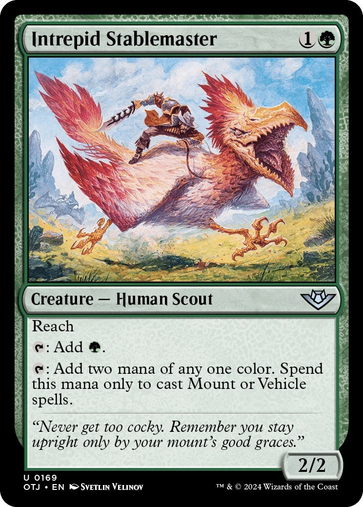 Image for Intrepid Stablemaster (169) (OTJ) - Magic: The Gathering