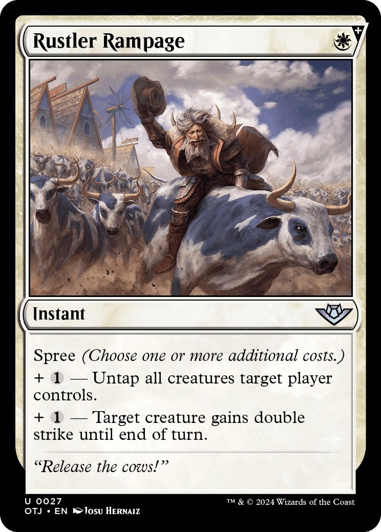 Image for Rustler Rampage (27) (OTJ) - Magic: The Gathering